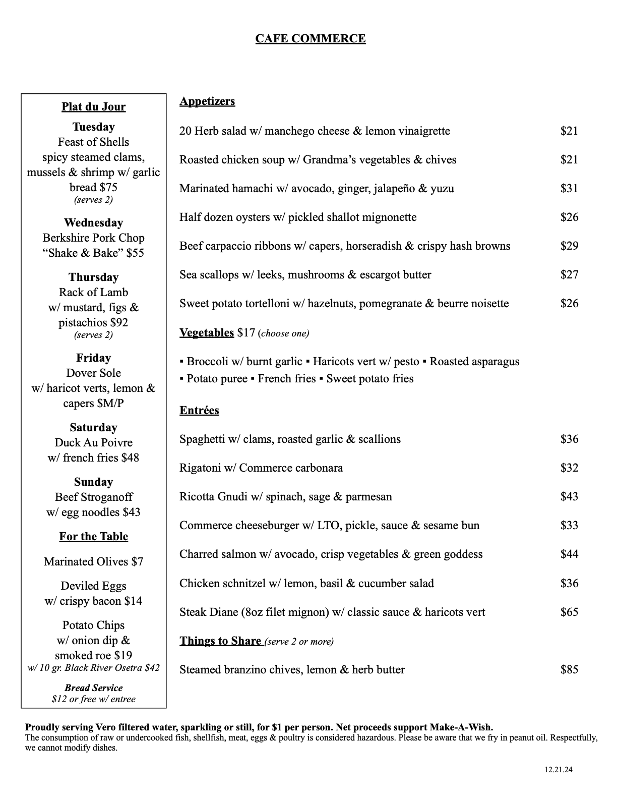Commerce Dinner Menu PNG.1